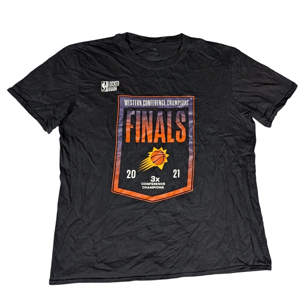 Fanatics Phoenix Suns 2021 Western Conference Champions NBA Finals T-Shirt Black